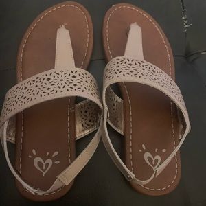 Justice ran sandals size 2